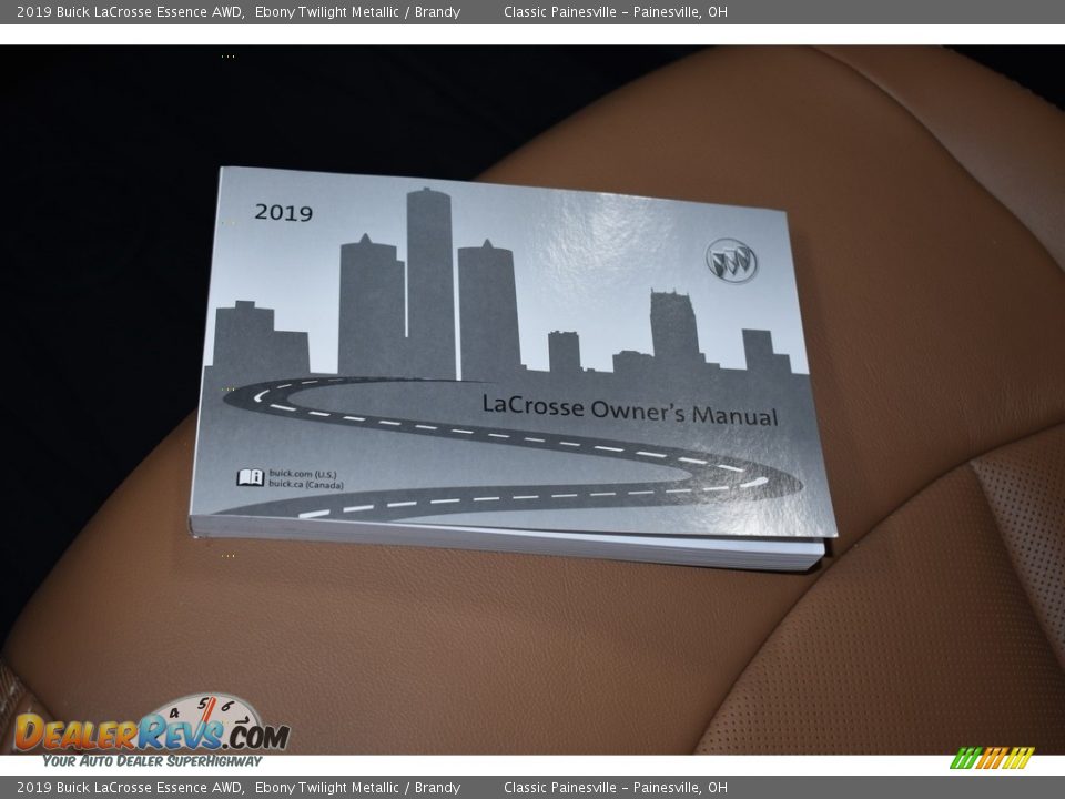 2019 Buick LaCrosse Essence AWD Ebony Twilight Metallic / Brandy Photo #17