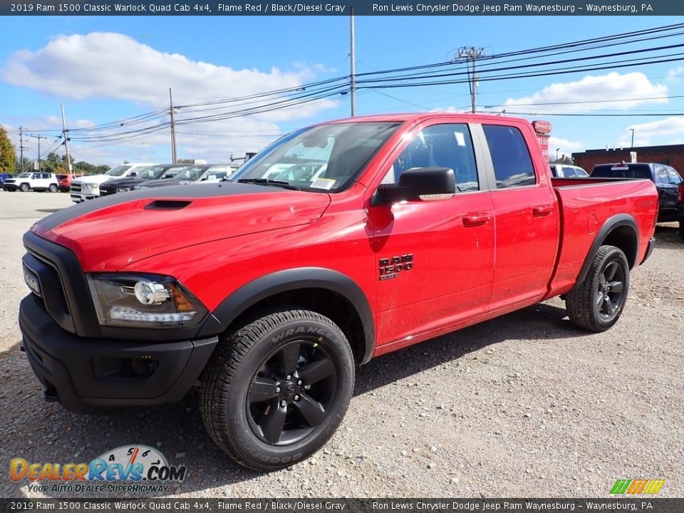 Front 3/4 View of 2019 Ram 1500 Classic Warlock Quad Cab 4x4 Photo #1