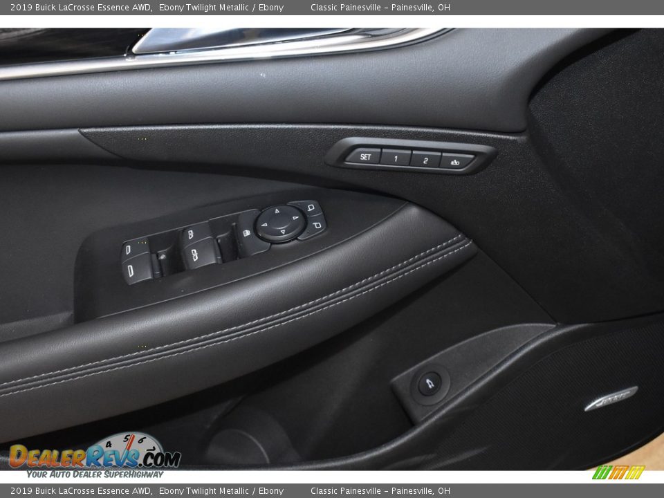 2019 Buick LaCrosse Essence AWD Ebony Twilight Metallic / Ebony Photo #11