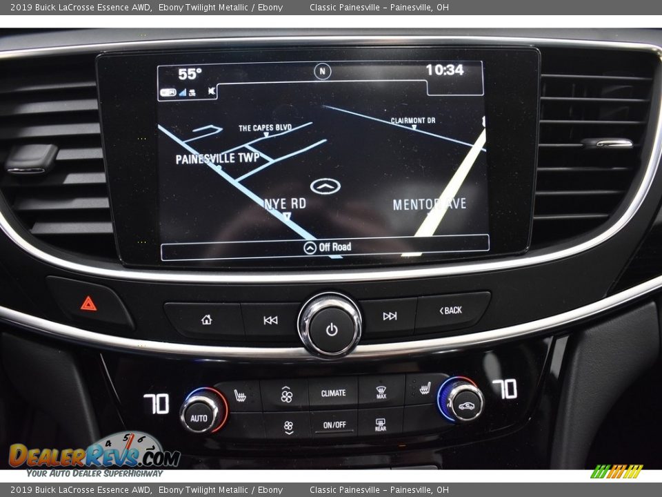 2019 Buick LaCrosse Essence AWD Ebony Twilight Metallic / Ebony Photo #14