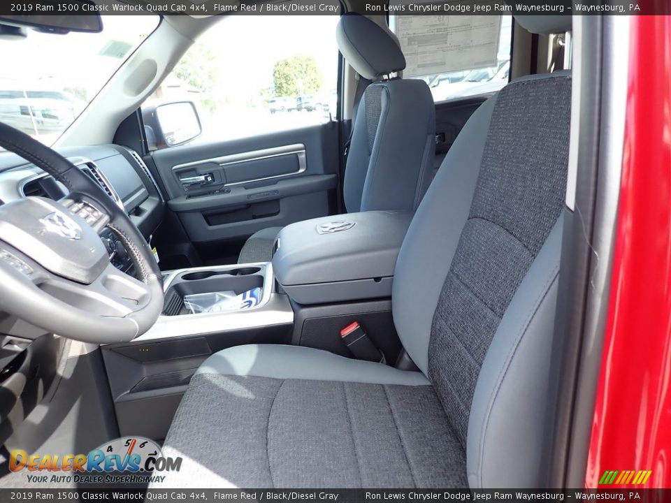 Front Seat of 2019 Ram 1500 Classic Warlock Quad Cab 4x4 Photo #14