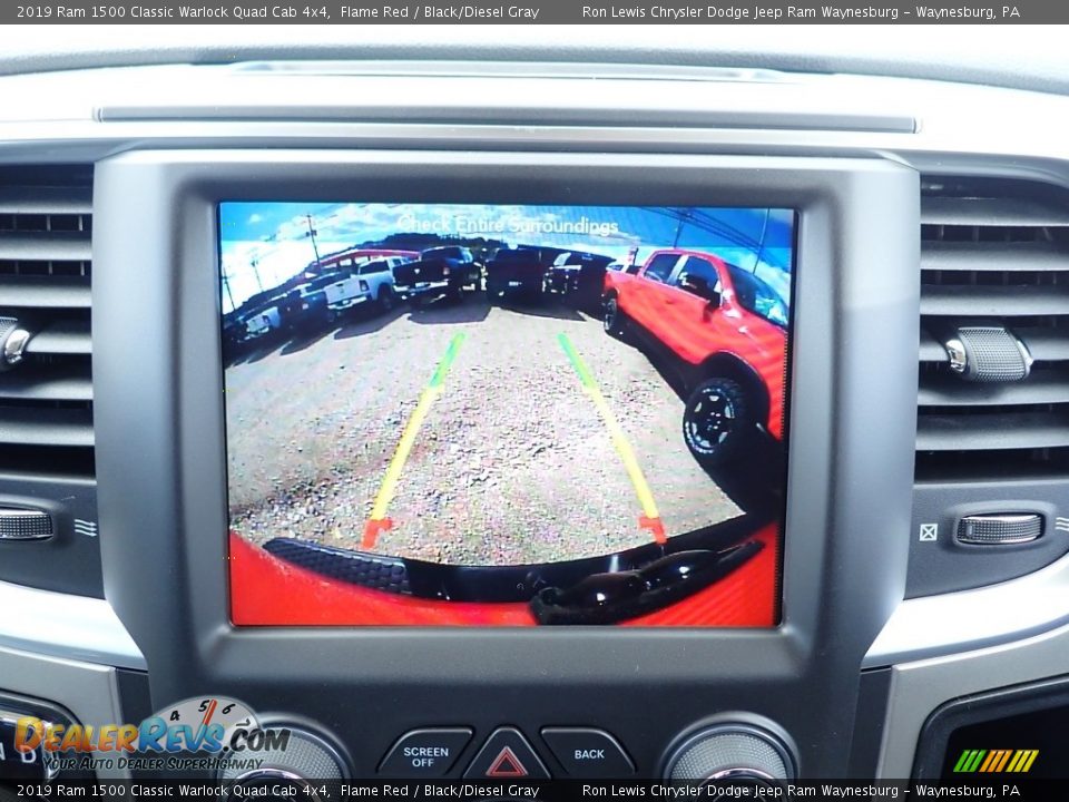 2019 Ram 1500 Classic Warlock Quad Cab 4x4 Flame Red / Black/Diesel Gray Photo #18
