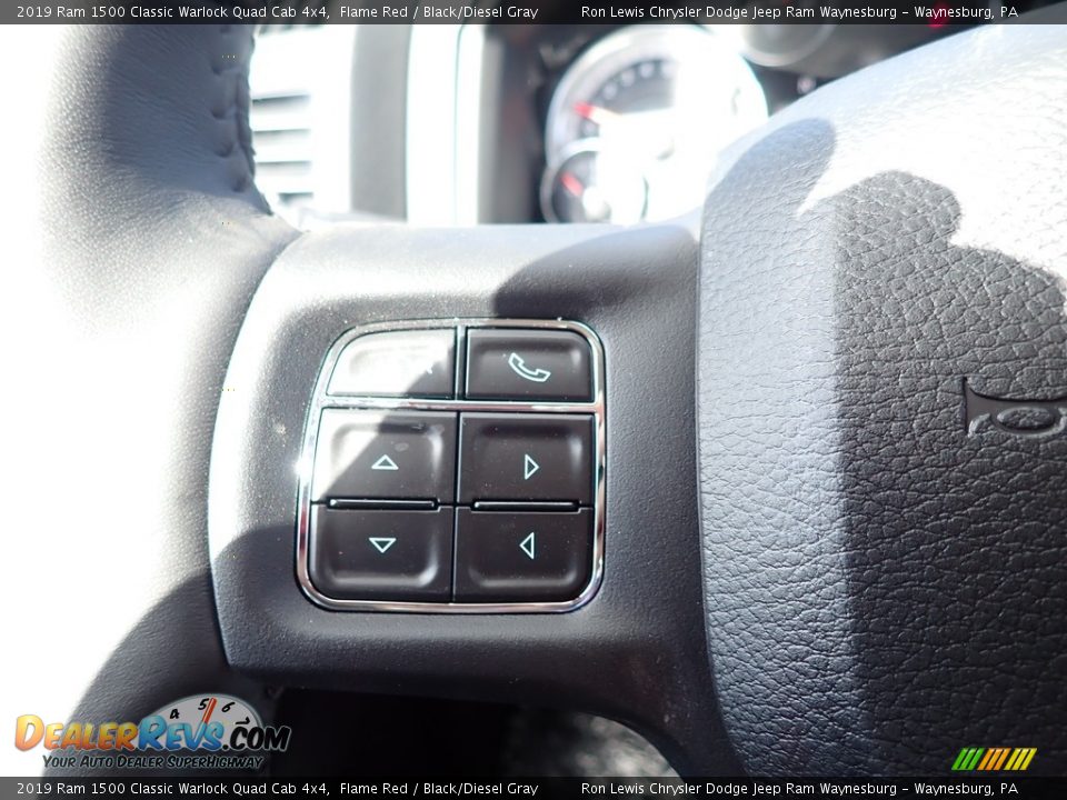 2019 Ram 1500 Classic Warlock Quad Cab 4x4 Steering Wheel Photo #20