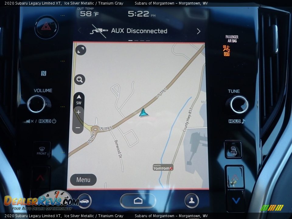 Navigation of 2020 Subaru Legacy Limited XT Photo #18
