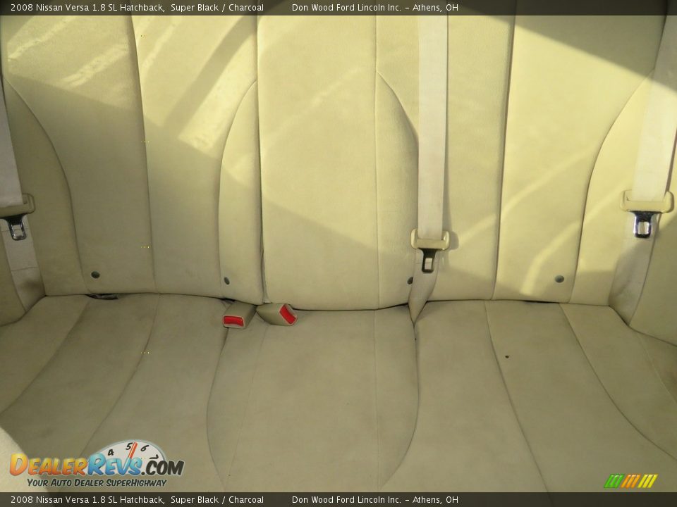 2008 Nissan Versa 1.8 SL Hatchback Super Black / Charcoal Photo #19
