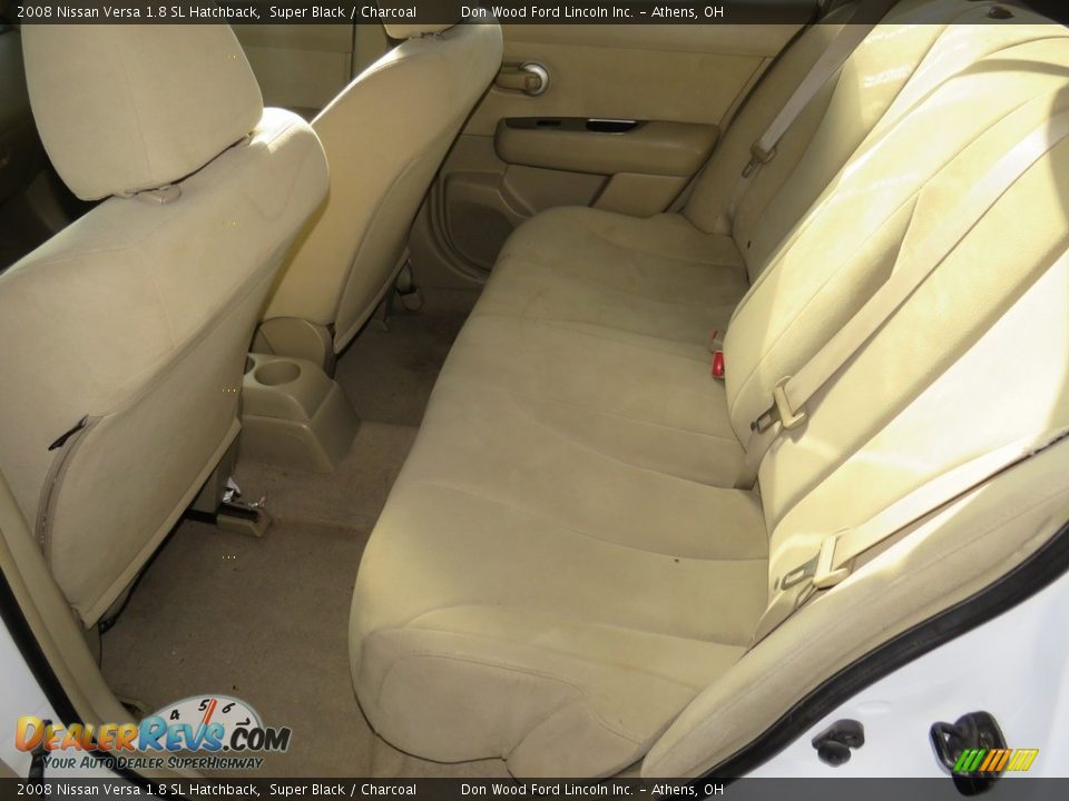 2008 Nissan Versa 1.8 SL Hatchback Super Black / Charcoal Photo #21
