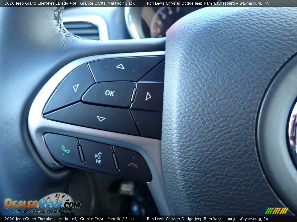 2020 Jeep Grand Cherokee Laredo 4x4 Granite Crystal Metallic / Black Photo #18