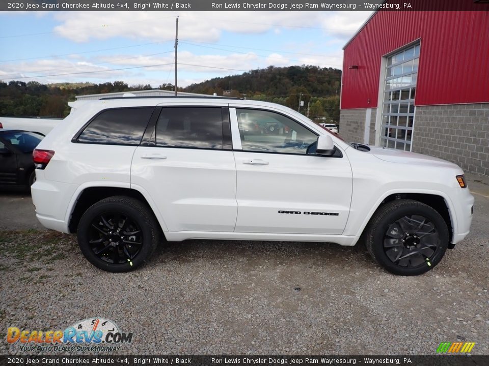 2020 Jeep Grand Cherokee Altitude 4x4 Bright White / Black Photo #6