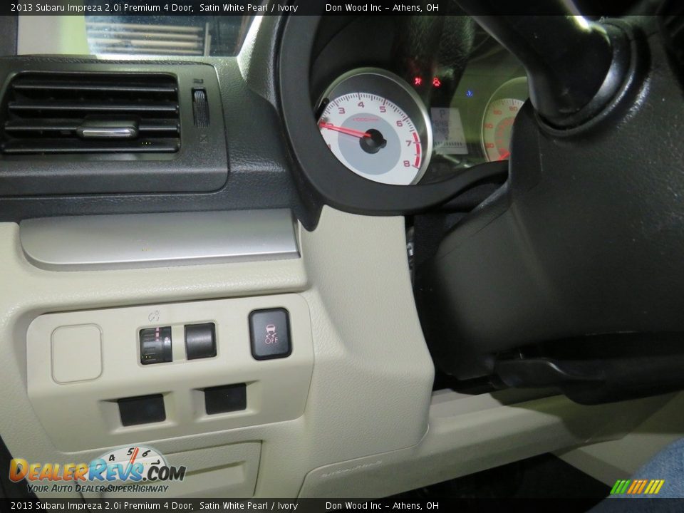 2013 Subaru Impreza 2.0i Premium 4 Door Satin White Pearl / Ivory Photo #34