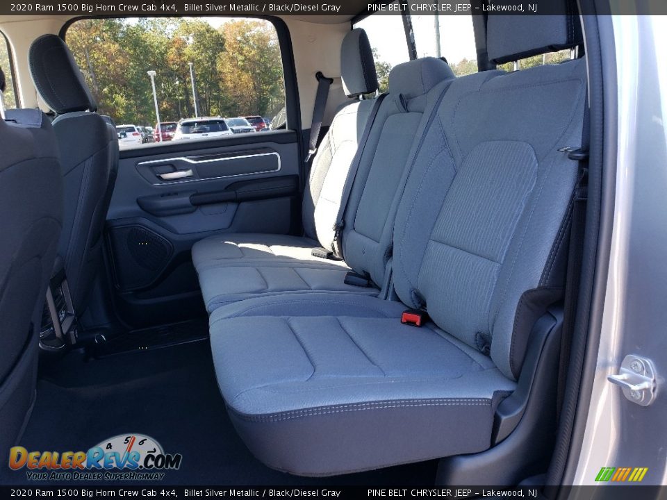 2020 Ram 1500 Big Horn Crew Cab 4x4 Billet Silver Metallic / Black/Diesel Gray Photo #6