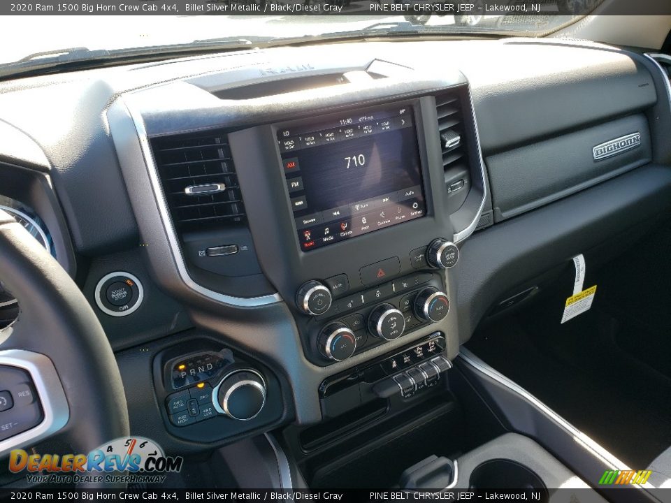 2020 Ram 1500 Big Horn Crew Cab 4x4 Billet Silver Metallic / Black/Diesel Gray Photo #10