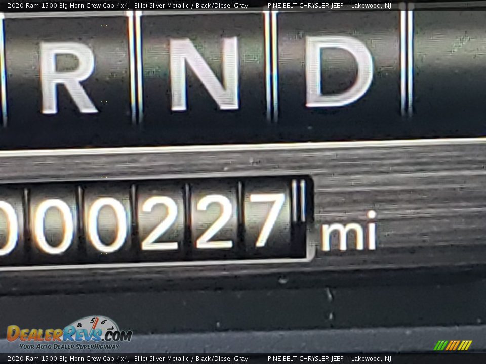 2020 Ram 1500 Big Horn Crew Cab 4x4 Billet Silver Metallic / Black/Diesel Gray Photo #11