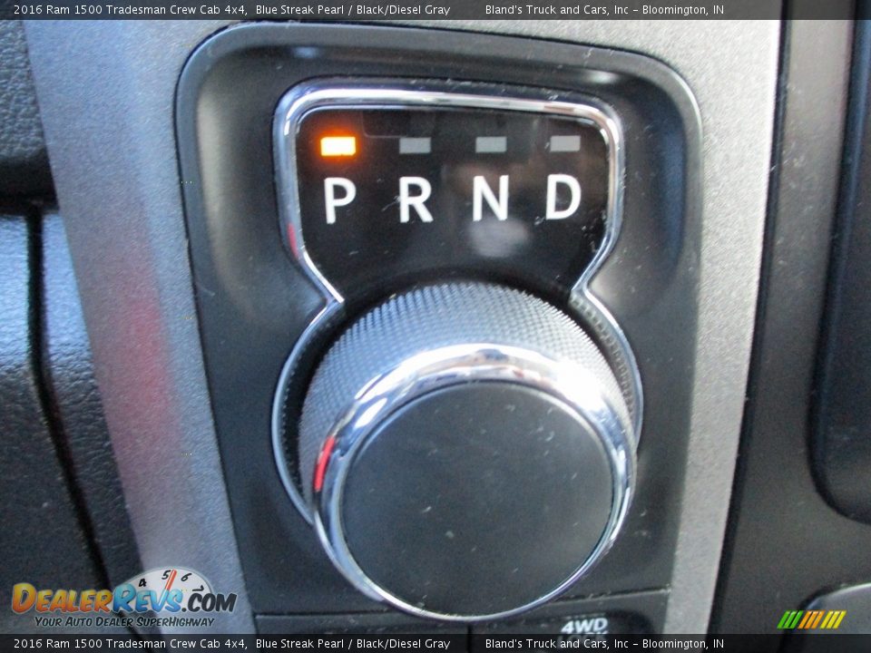 2016 Ram 1500 Tradesman Crew Cab 4x4 Blue Streak Pearl / Black/Diesel Gray Photo #17