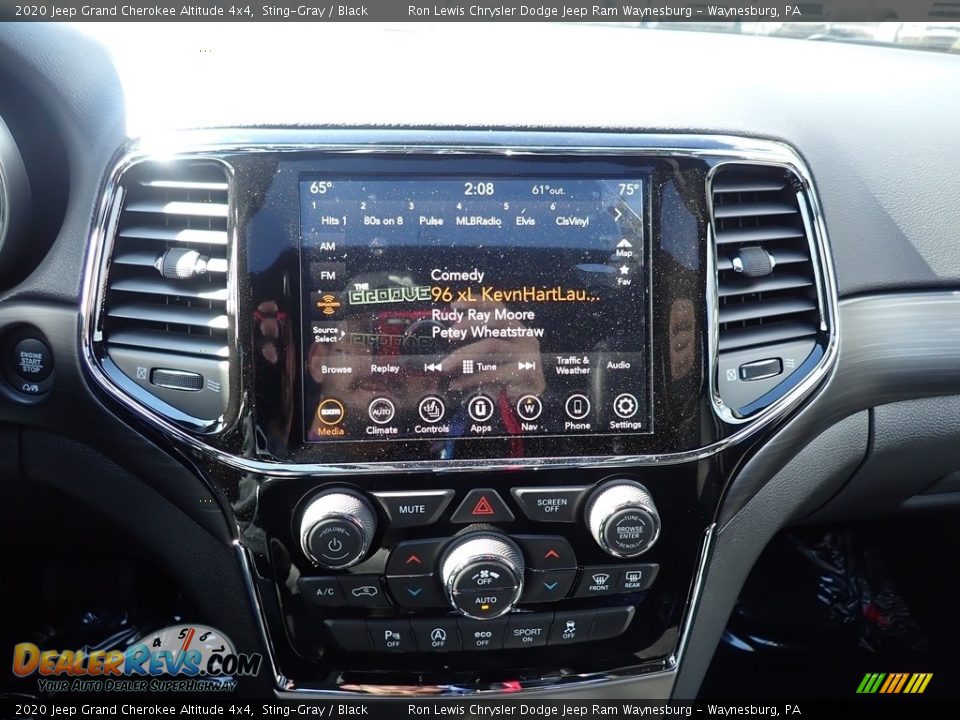 2020 Jeep Grand Cherokee Altitude 4x4 Sting-Gray / Black Photo #16