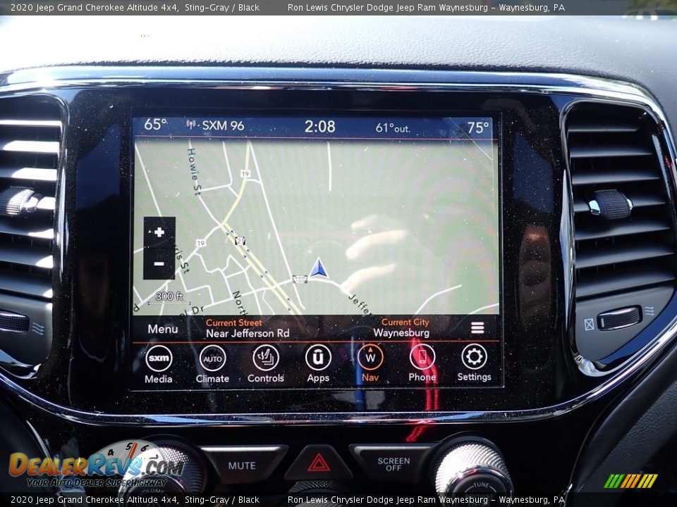 2020 Jeep Grand Cherokee Altitude 4x4 Sting-Gray / Black Photo #17