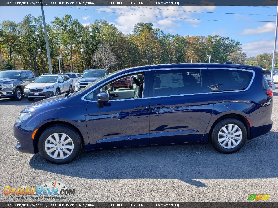 2020 Chrysler Voyager L Jazz Blue Pearl / Alloy/Black Photo #3