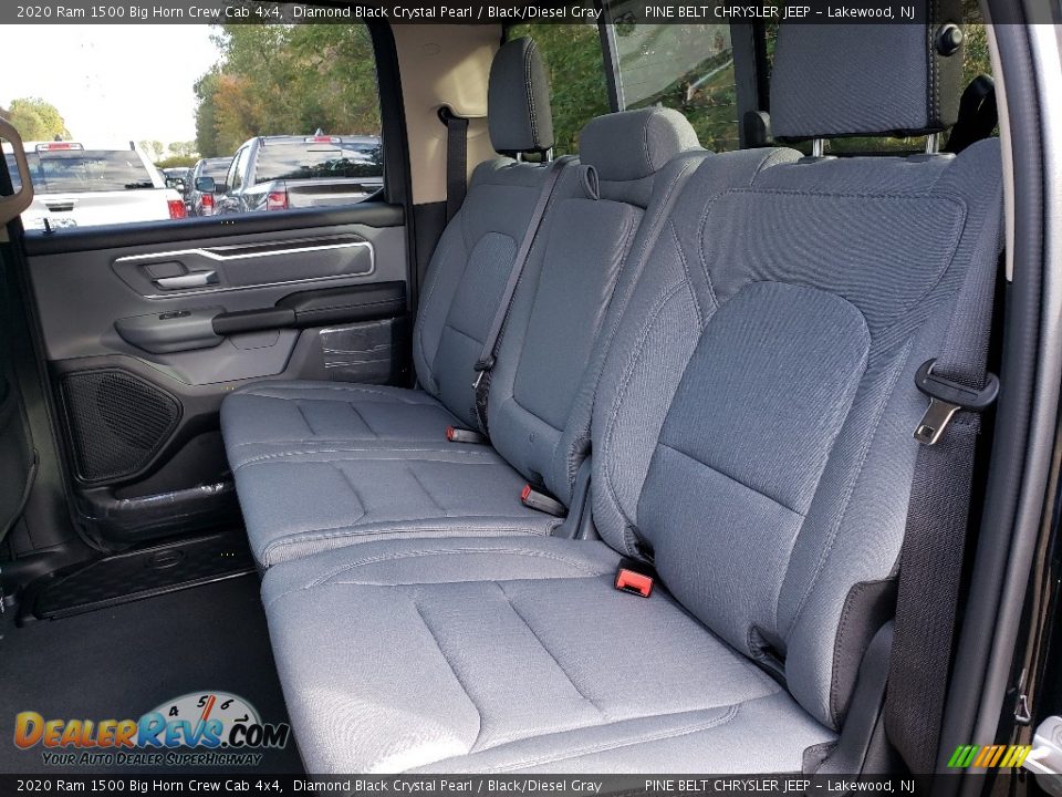 2020 Ram 1500 Big Horn Crew Cab 4x4 Diamond Black Crystal Pearl / Black/Diesel Gray Photo #5