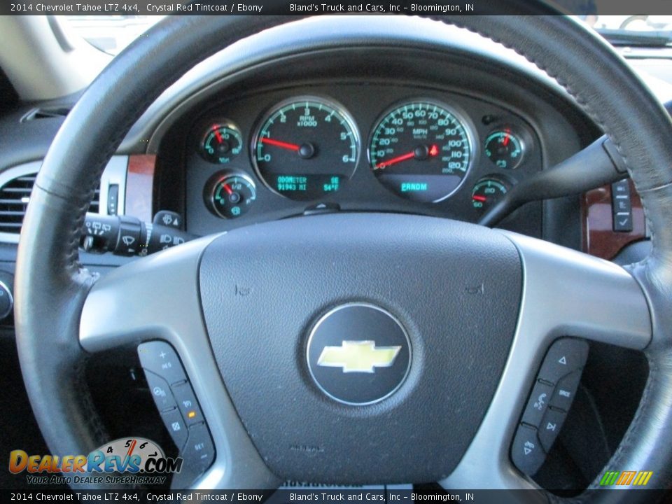 2014 Chevrolet Tahoe LTZ 4x4 Crystal Red Tintcoat / Ebony Photo #20
