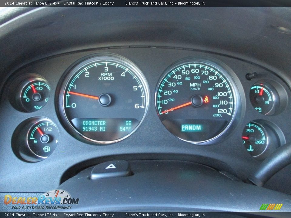 2014 Chevrolet Tahoe LTZ 4x4 Crystal Red Tintcoat / Ebony Photo #21