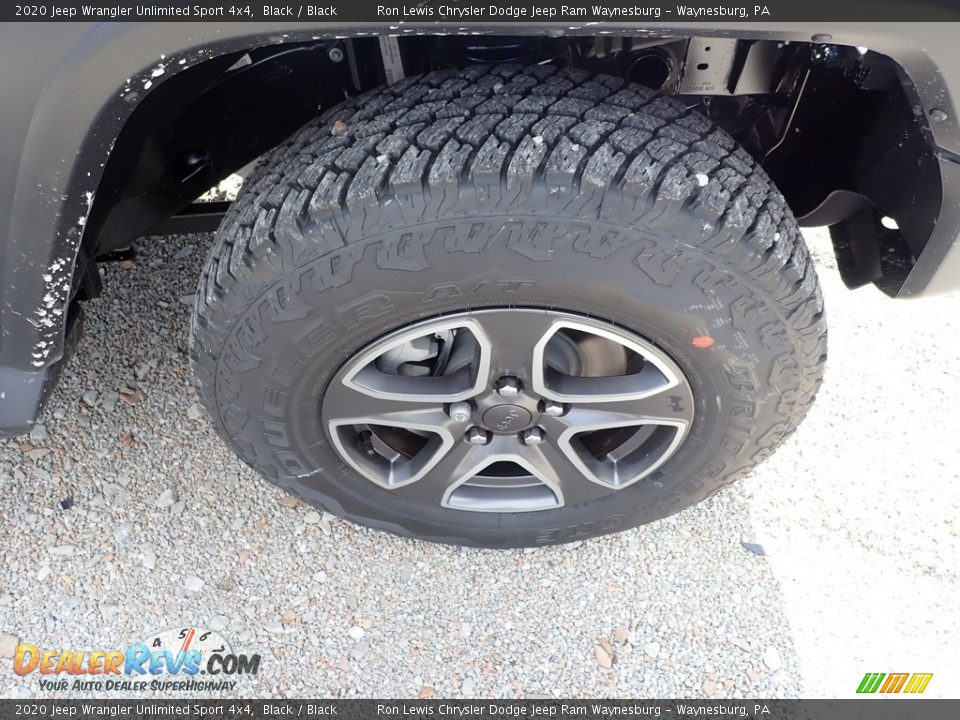 2020 Jeep Wrangler Unlimited Sport 4x4 Black / Black Photo #9