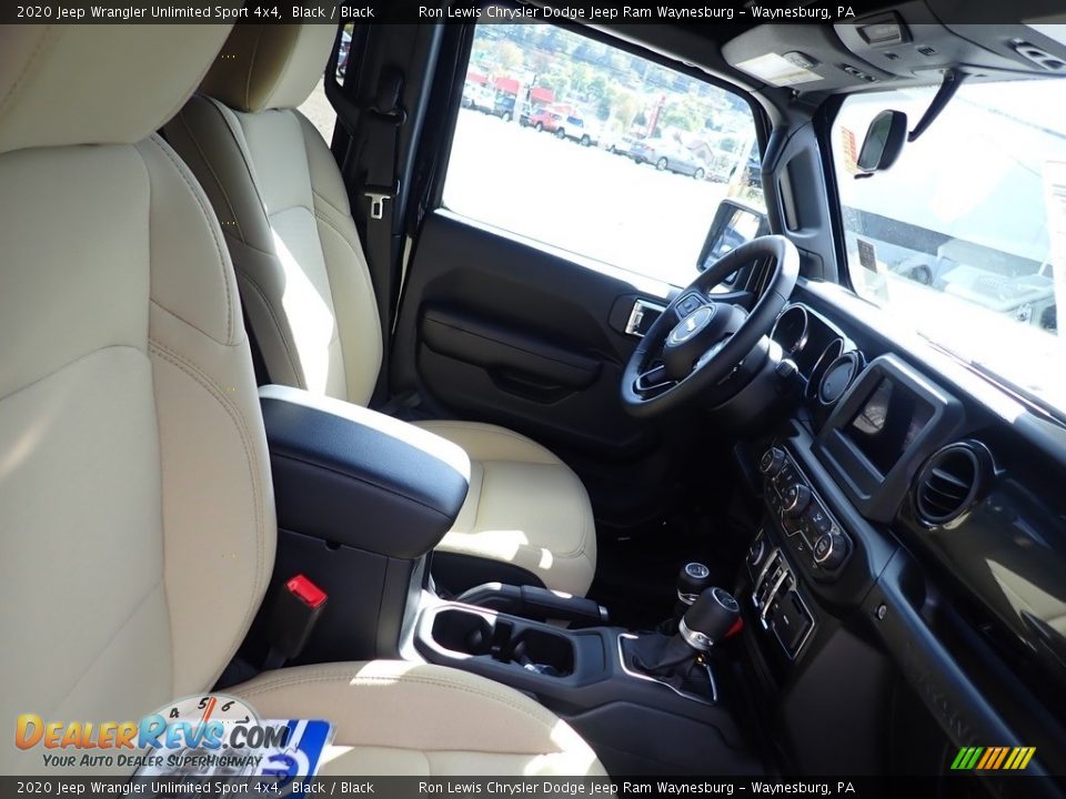 2020 Jeep Wrangler Unlimited Sport 4x4 Black / Black Photo #10
