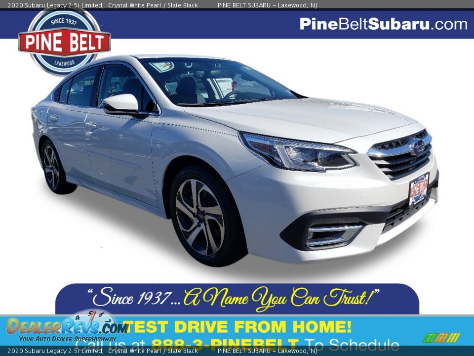 2020 Subaru Legacy 2.5i Limited Crystal White Pearl / Slate Black Photo #1