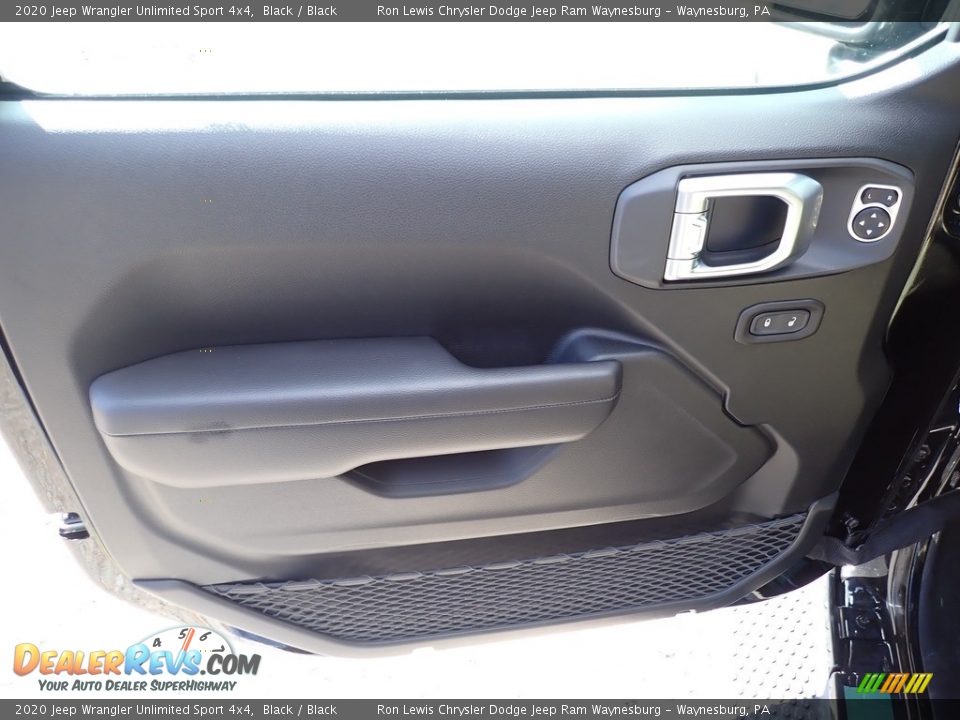 2020 Jeep Wrangler Unlimited Sport 4x4 Black / Black Photo #13
