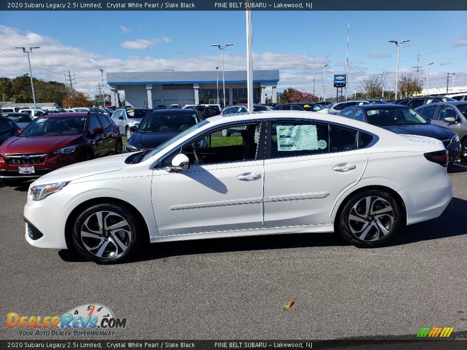 2020 Subaru Legacy 2.5i Limited Crystal White Pearl / Slate Black Photo #3