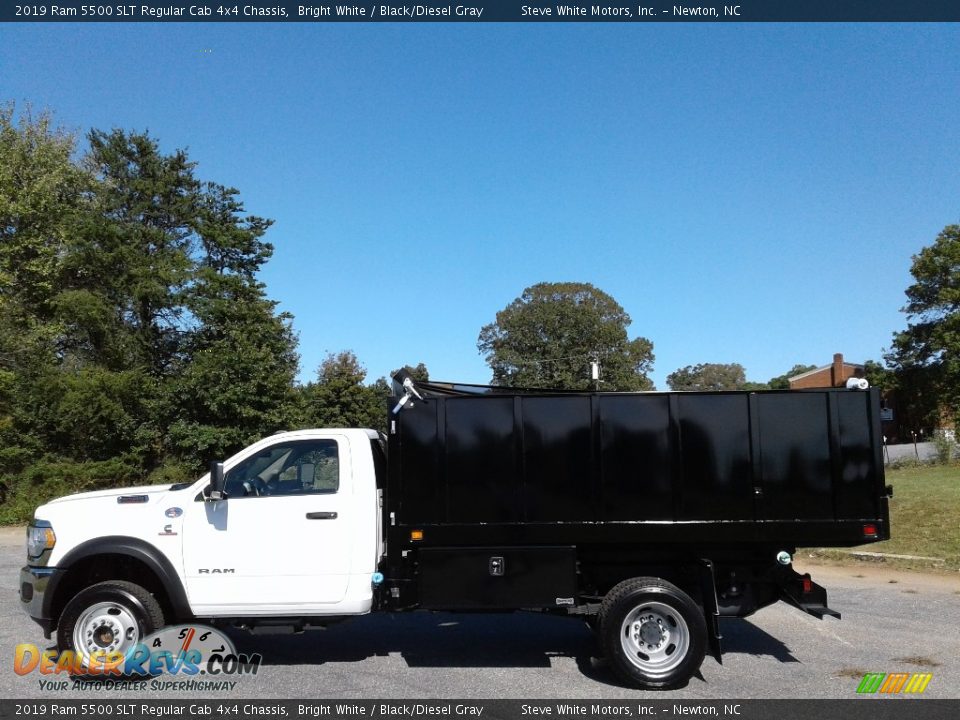 2019 Ram 5500 SLT Regular Cab 4x4 Chassis Bright White / Black/Diesel Gray Photo #1