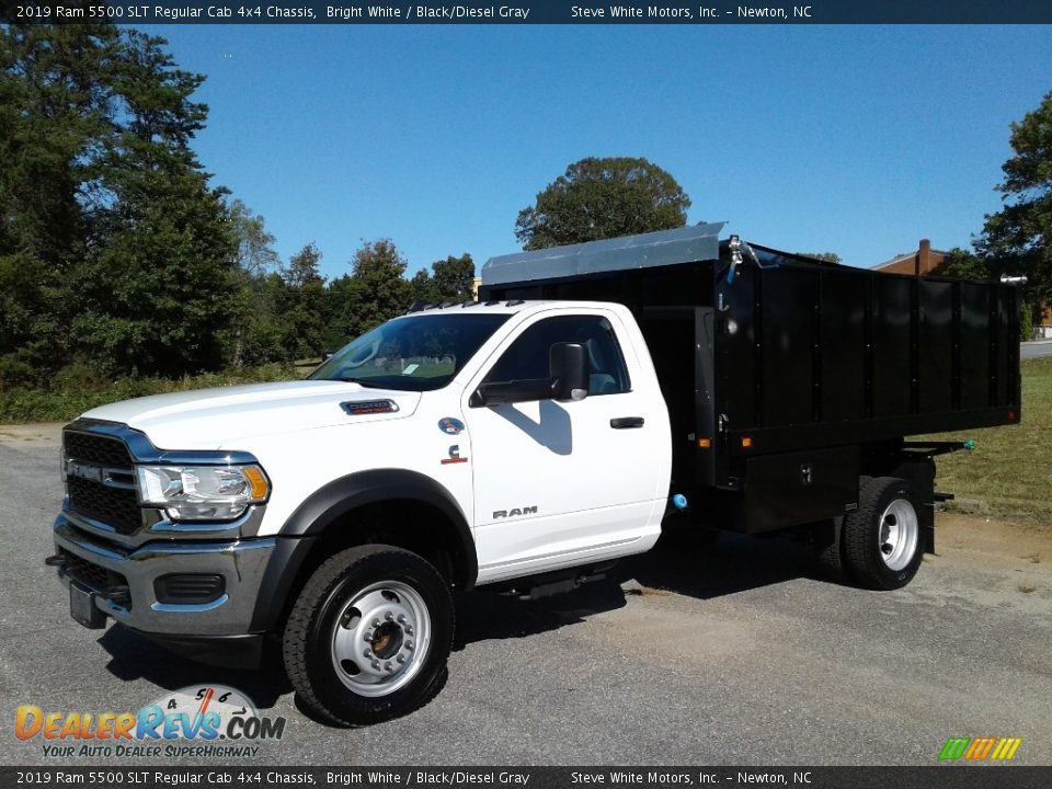 2019 Ram 5500 SLT Regular Cab 4x4 Chassis Bright White / Black/Diesel Gray Photo #3