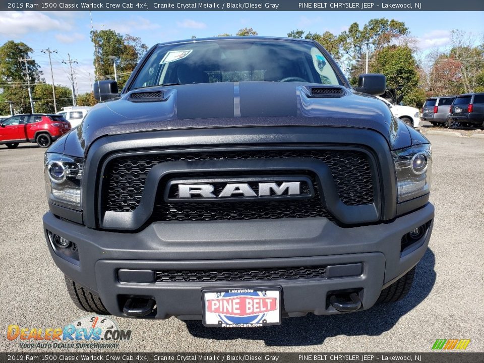 2019 Ram 1500 Classic Warlock Crew Cab 4x4 Granite Crystal Metallic / Black/Diesel Gray Photo #2