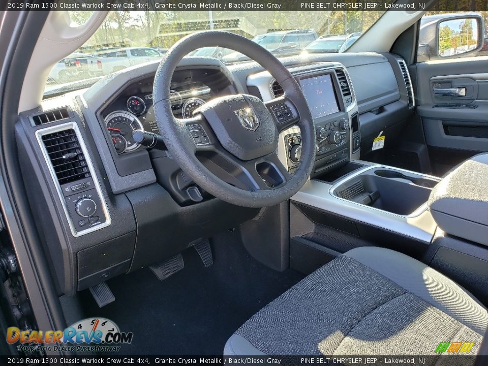 Front Seat of 2019 Ram 1500 Classic Warlock Crew Cab 4x4 Photo #7
