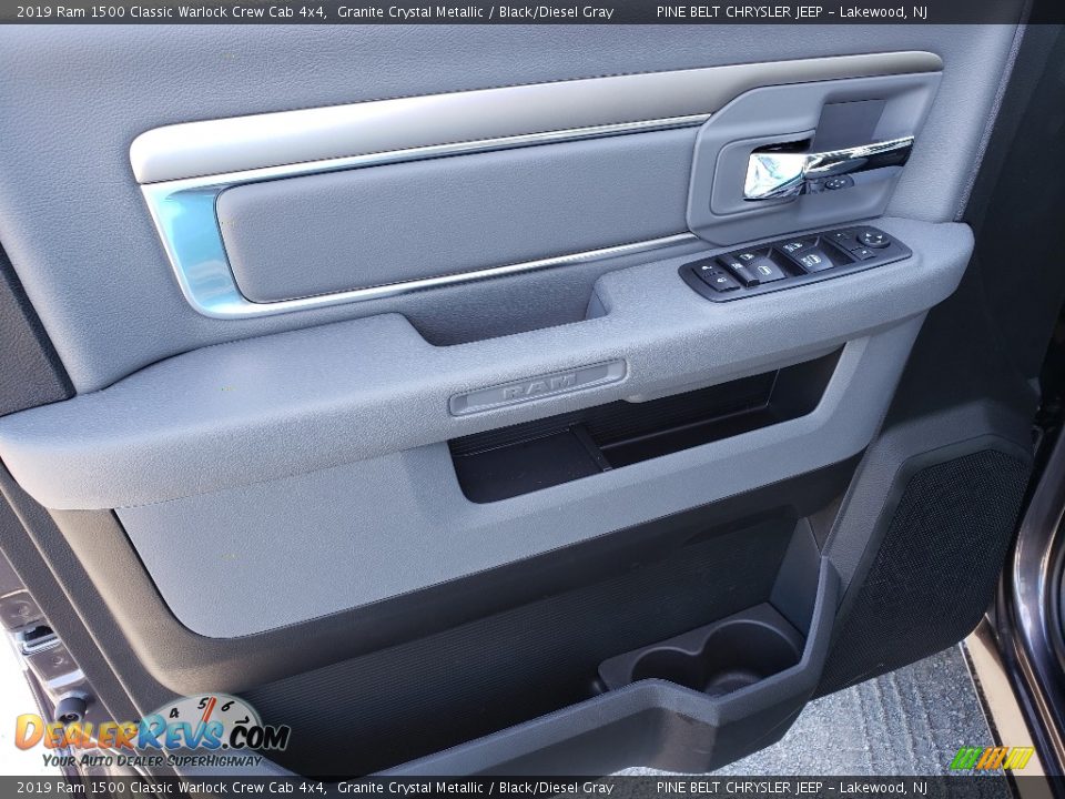 2019 Ram 1500 Classic Warlock Crew Cab 4x4 Granite Crystal Metallic / Black/Diesel Gray Photo #8