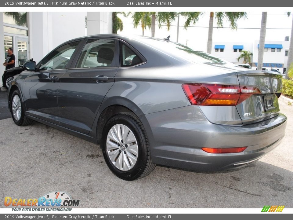 2019 Volkswagen Jetta S Platinum Gray Metallic / Titan Black Photo #6