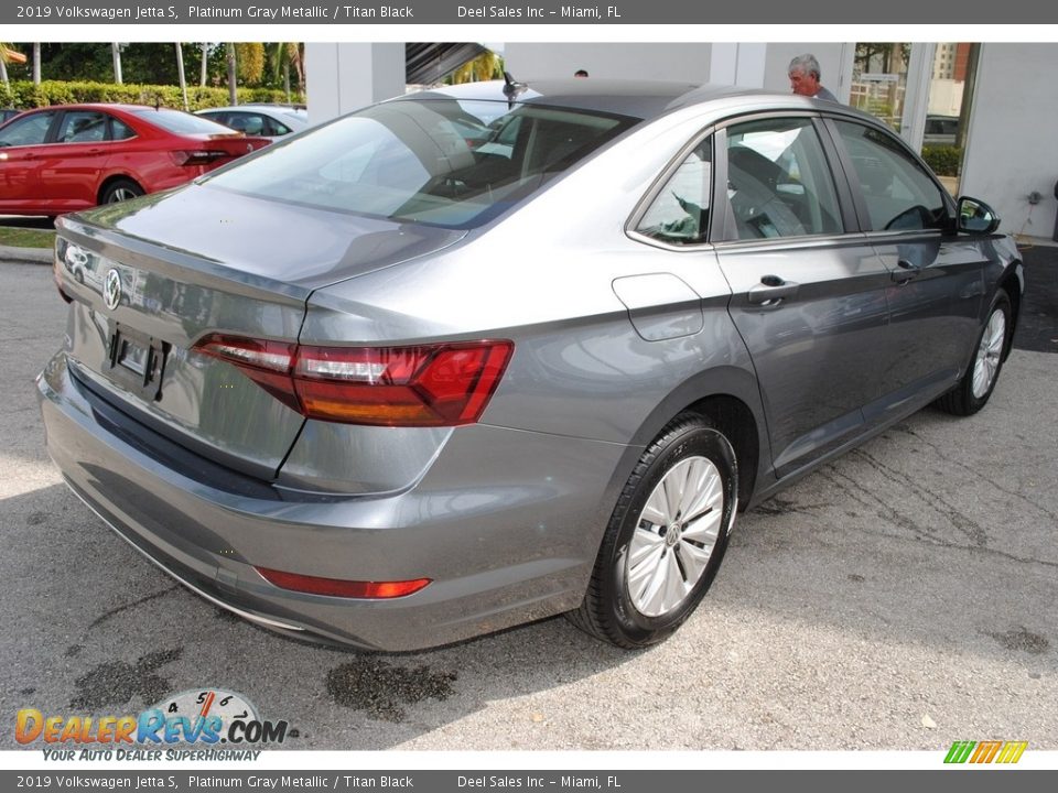 2019 Volkswagen Jetta S Platinum Gray Metallic / Titan Black Photo #8