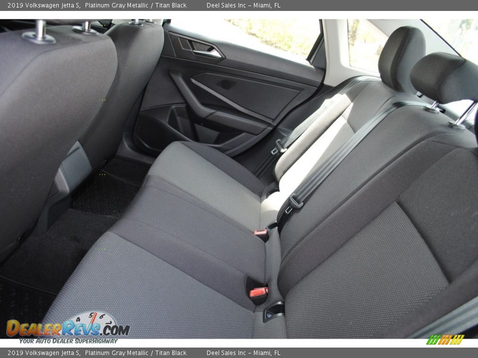 2019 Volkswagen Jetta S Platinum Gray Metallic / Titan Black Photo #10