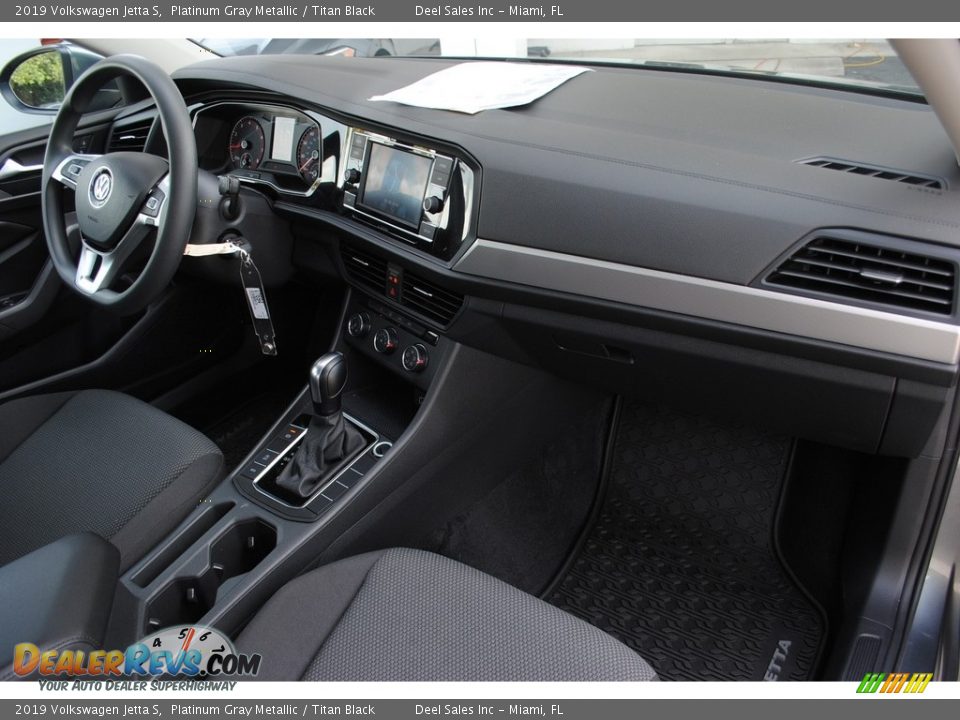 2019 Volkswagen Jetta S Platinum Gray Metallic / Titan Black Photo #15