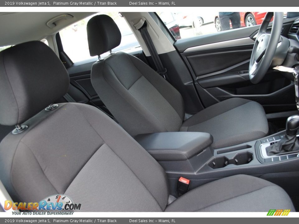 2019 Volkswagen Jetta S Platinum Gray Metallic / Titan Black Photo #16