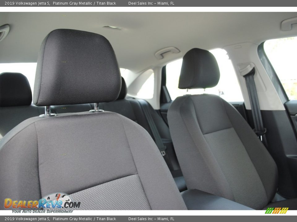 2019 Volkswagen Jetta S Platinum Gray Metallic / Titan Black Photo #18