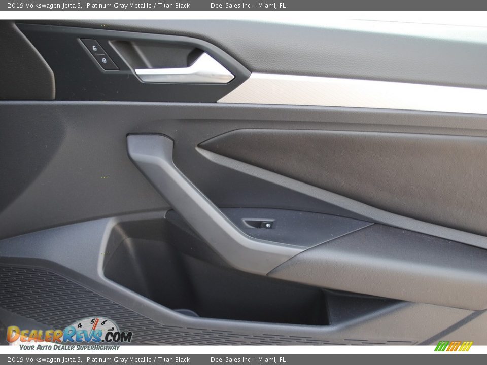 2019 Volkswagen Jetta S Platinum Gray Metallic / Titan Black Photo #19