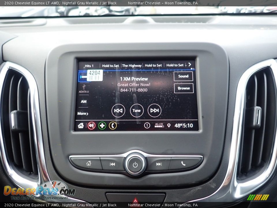 2020 Chevrolet Equinox LT AWD Nightfall Gray Metallic / Jet Black Photo #16