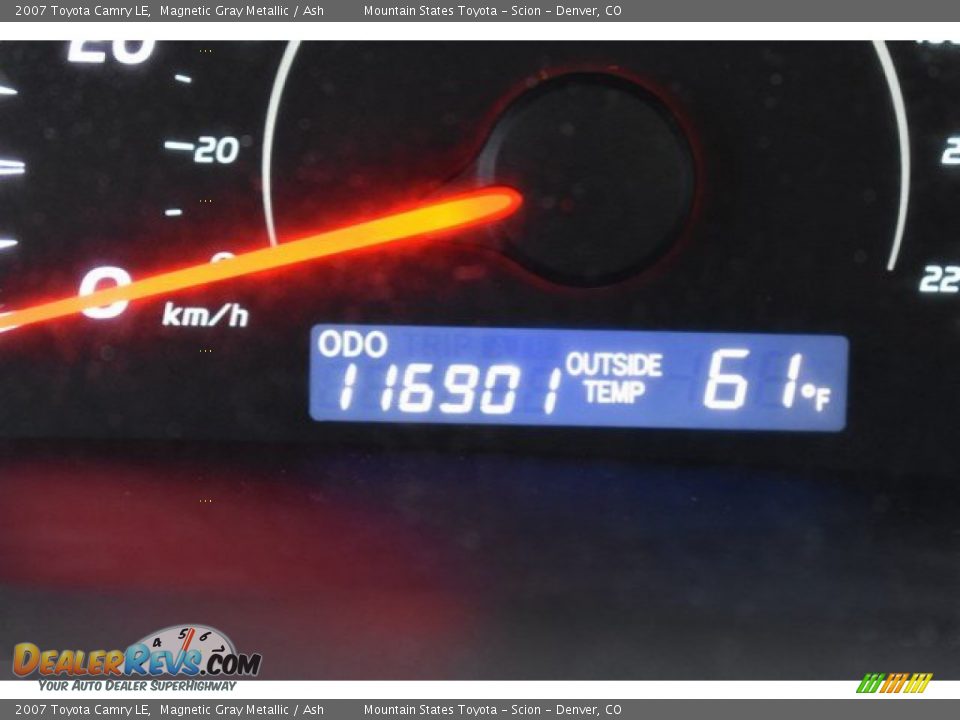 2007 Toyota Camry LE Magnetic Gray Metallic / Ash Photo #30
