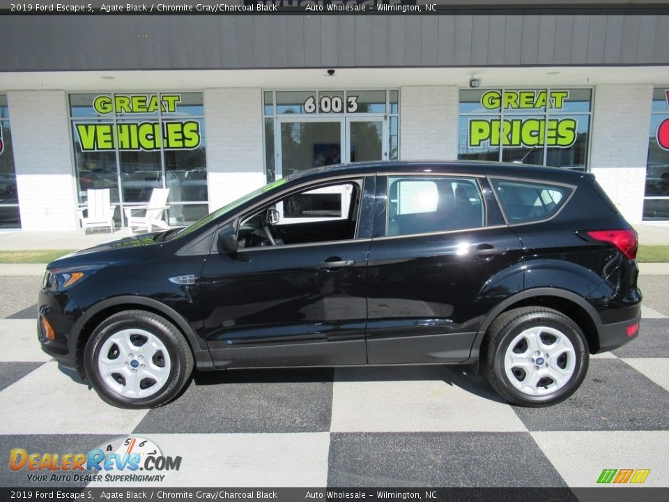 2019 Ford Escape S Agate Black / Chromite Gray/Charcoal Black Photo #1