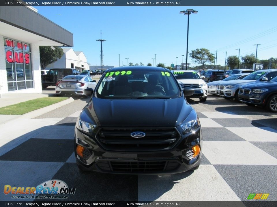 2019 Ford Escape S Agate Black / Chromite Gray/Charcoal Black Photo #2