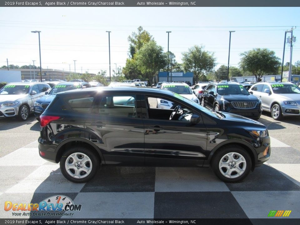 2019 Ford Escape S Agate Black / Chromite Gray/Charcoal Black Photo #3
