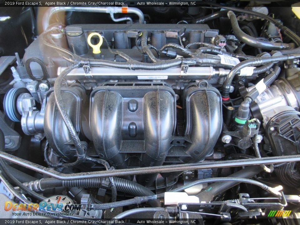 2019 Ford Escape S Agate Black / Chromite Gray/Charcoal Black Photo #6