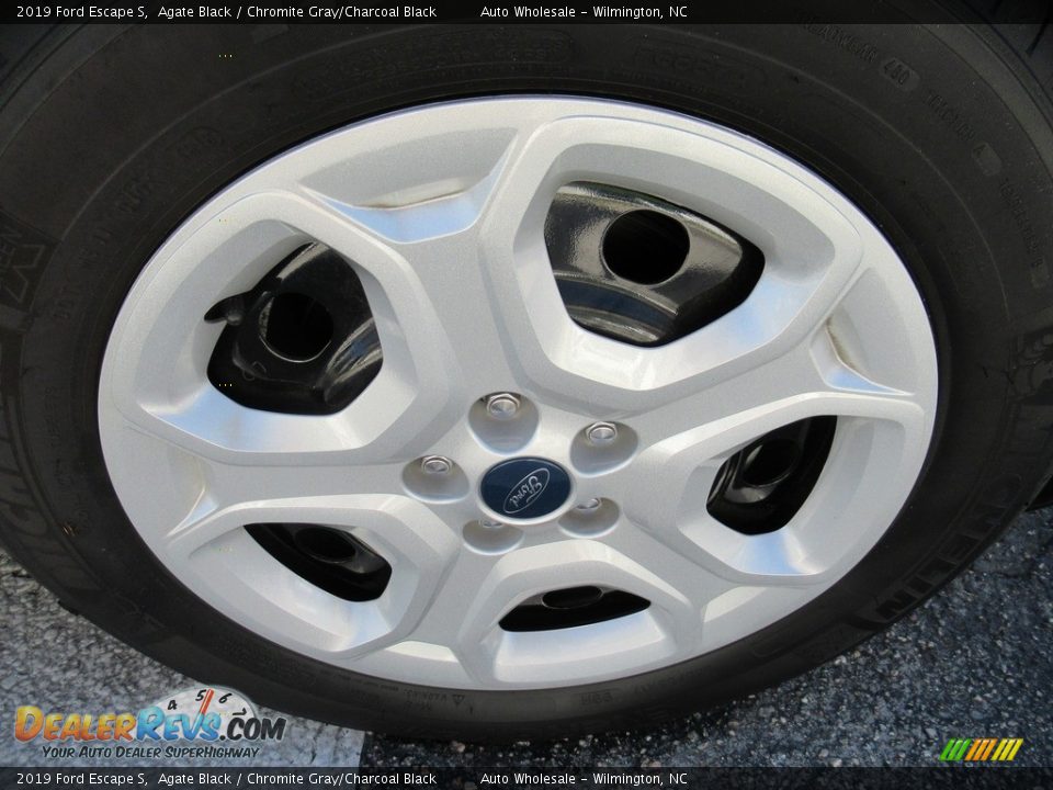 2019 Ford Escape S Agate Black / Chromite Gray/Charcoal Black Photo #7