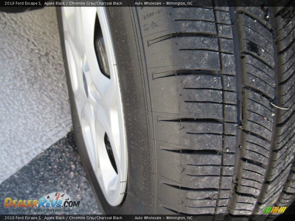 2019 Ford Escape S Agate Black / Chromite Gray/Charcoal Black Photo #8