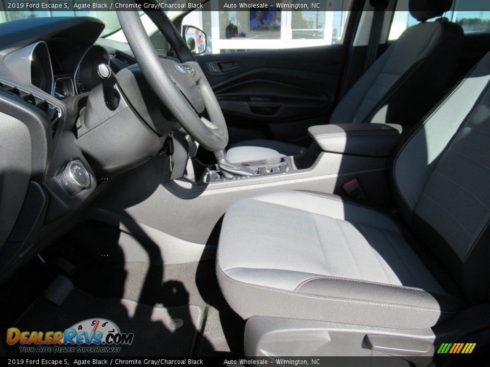 2019 Ford Escape S Agate Black / Chromite Gray/Charcoal Black Photo #10