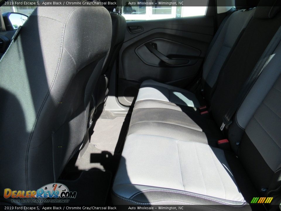 2019 Ford Escape S Agate Black / Chromite Gray/Charcoal Black Photo #11